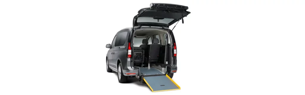 VBM : VW Caddy FORD Tourneo Connect véhicule tpmr neuf ou d’occasion pour particulier ou professionnel avec boite automatique ou manuelle pour transport pmr en sécurité, spacieux et confortable