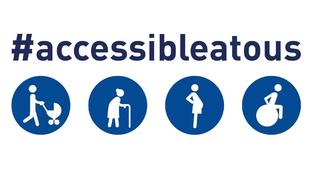 Image qui illustre l'accessibilité à tous avec le #accessibleatous