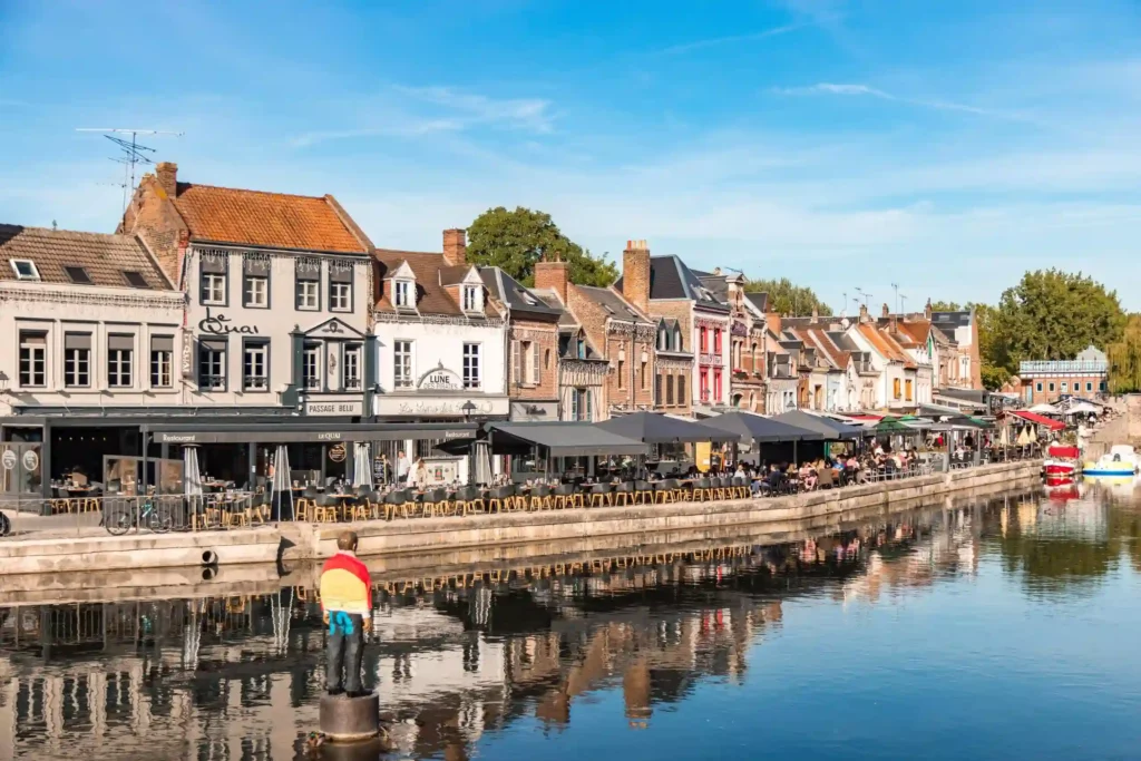 Amiens la Venise du Nord vue sur la Somme