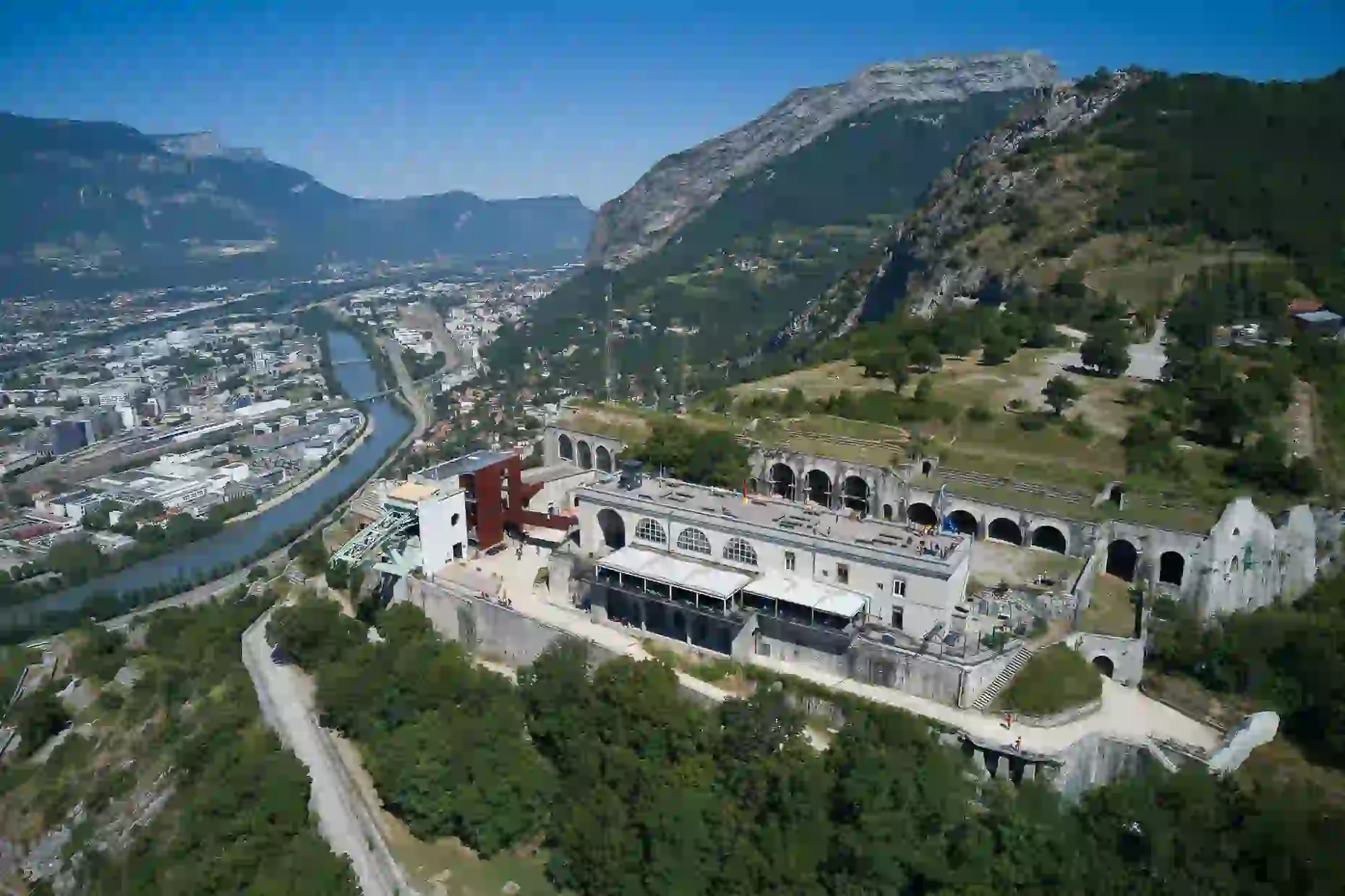 Vue de la Bastille de Grenoble