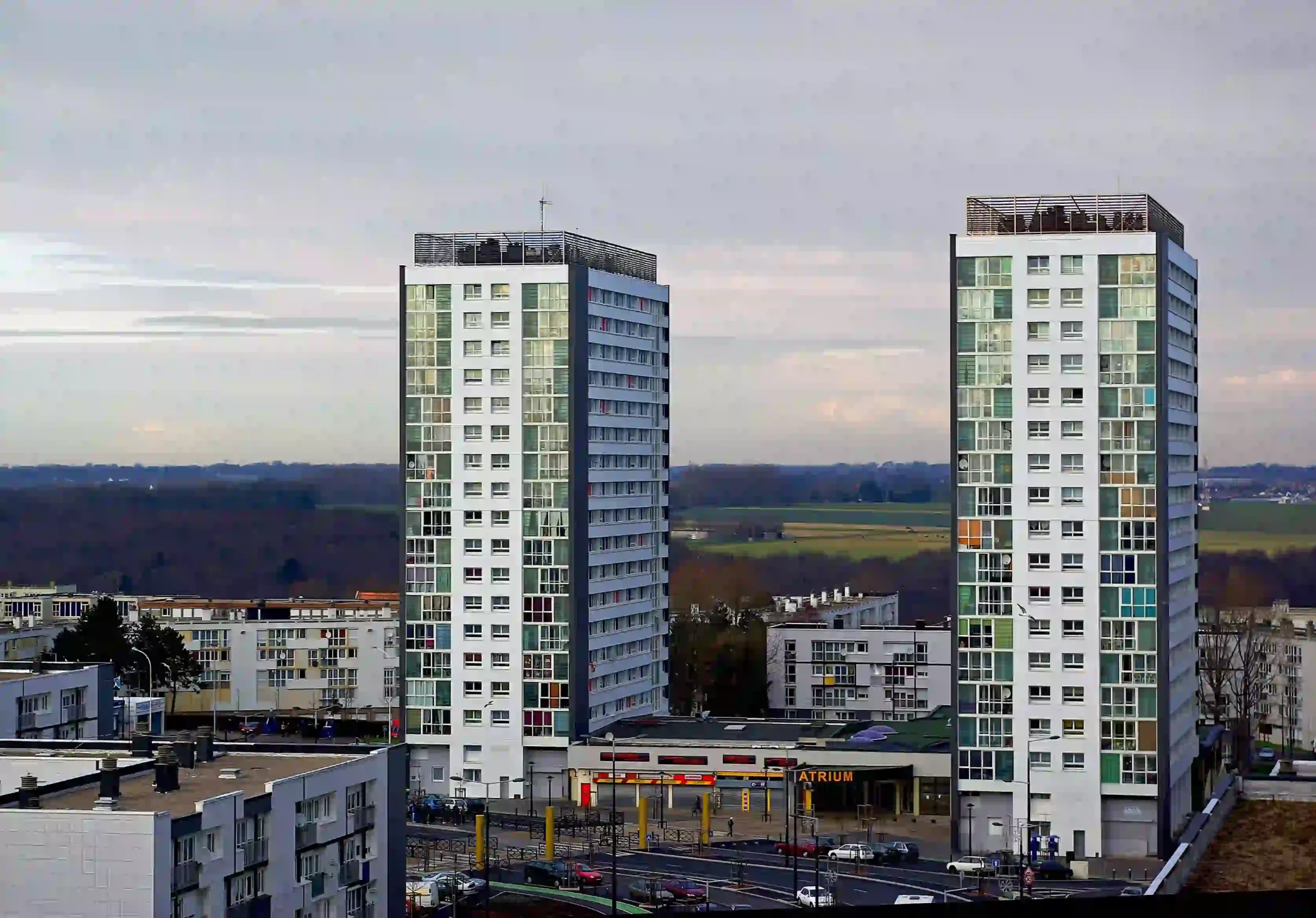 Le Havre vue du quartier Caucriauville