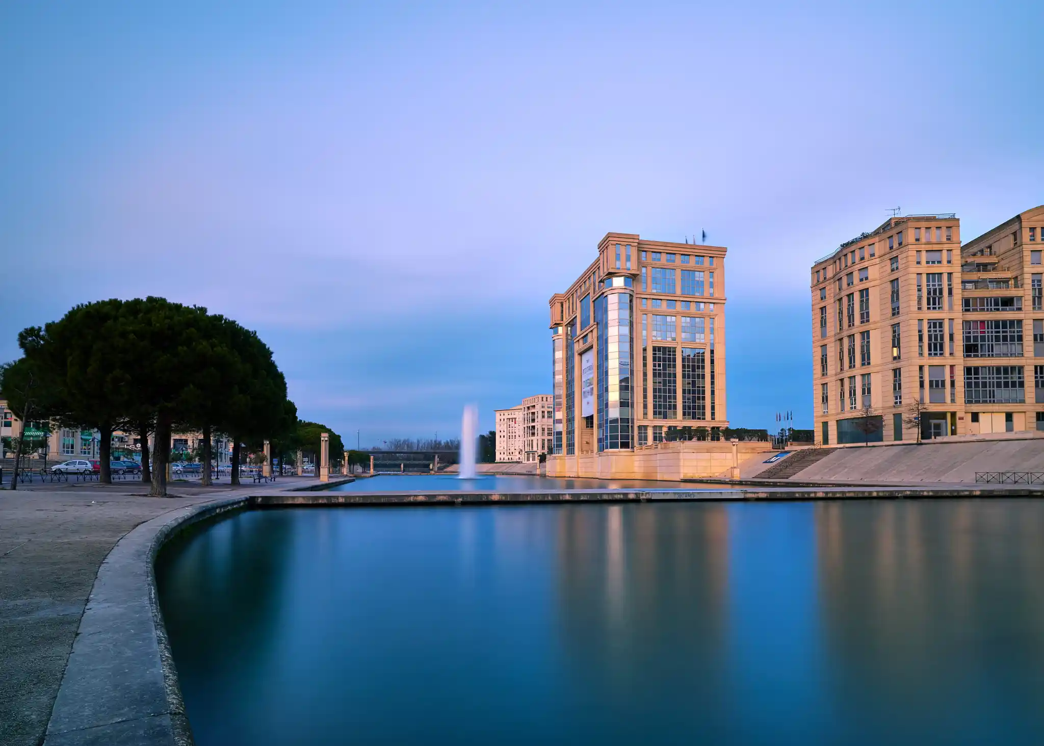 Le quartier Antigone à Montpellier