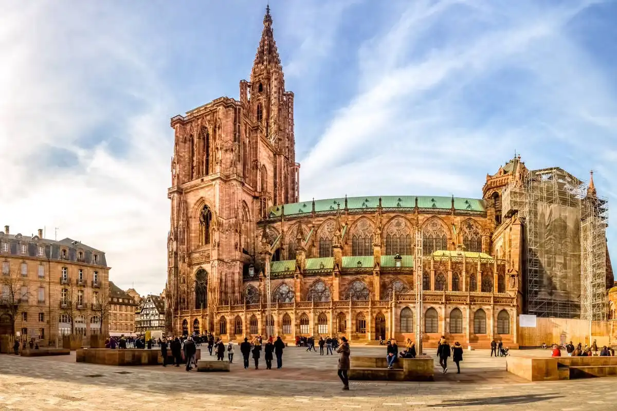 strasbourg cathedrale notre dame côté