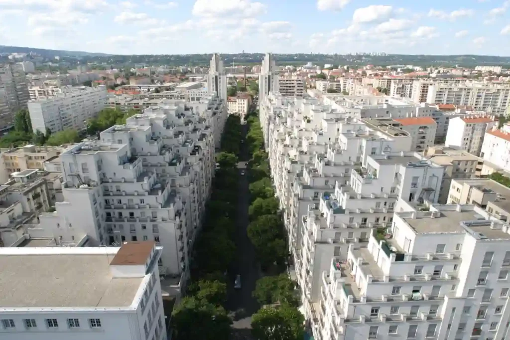 villeurbanne quartier des Gratte Ciel