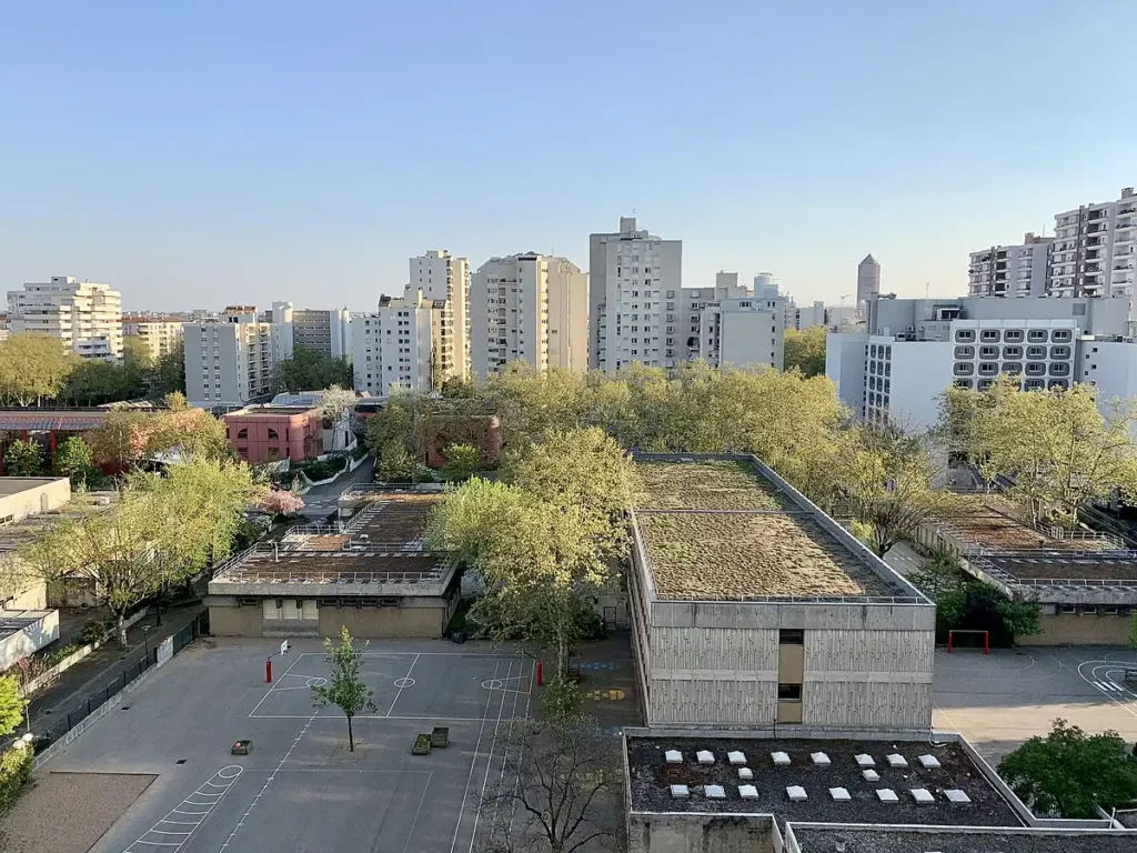 villeurbanne tonkin vue sur les tours