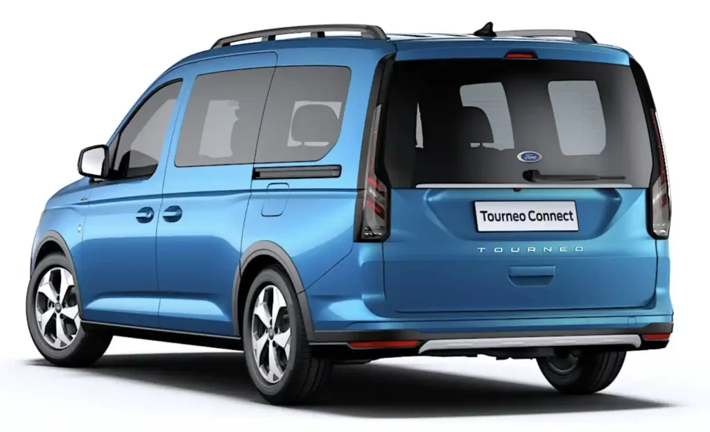 VBM : FORD Tourneo Connect TPMR Active Bleu 3:4 arrrière gauche