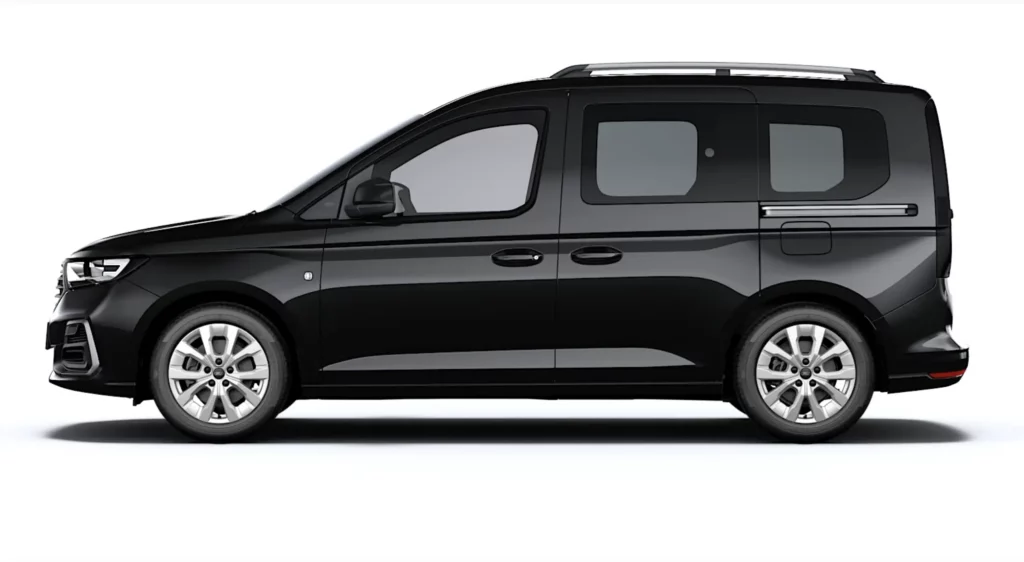 VBM : FORD Tourneo Connect TPMR 3+1 Noir Intense DSG7 vue de gauche