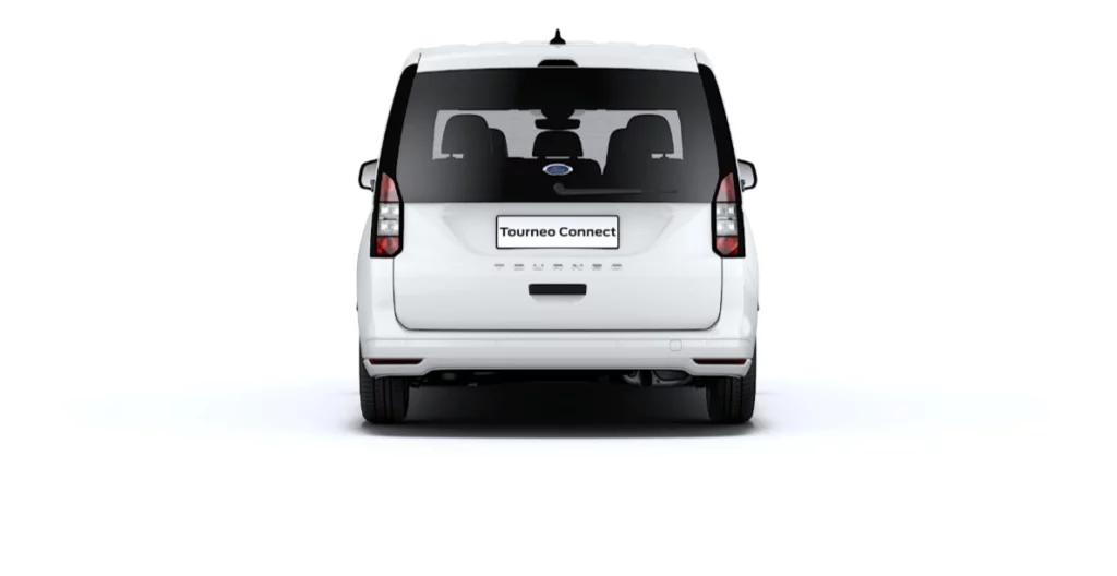 VBM : FORD Tourneo Connect TPMR blanc finition Trend vue arrière