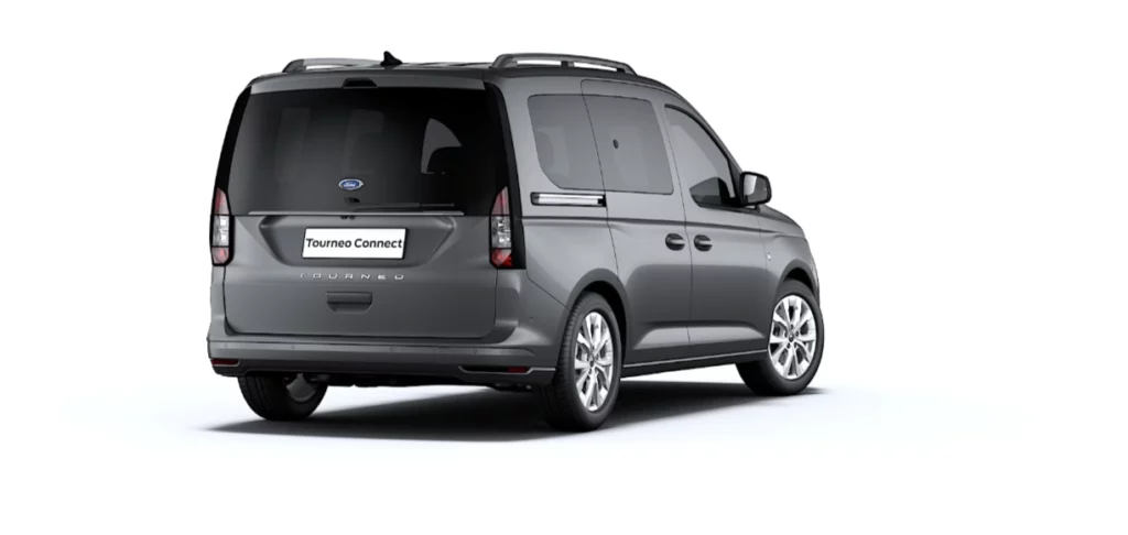 VBM : FORD Tourneo Connect TPMR gris graphite finition Titanium vue arrière droit