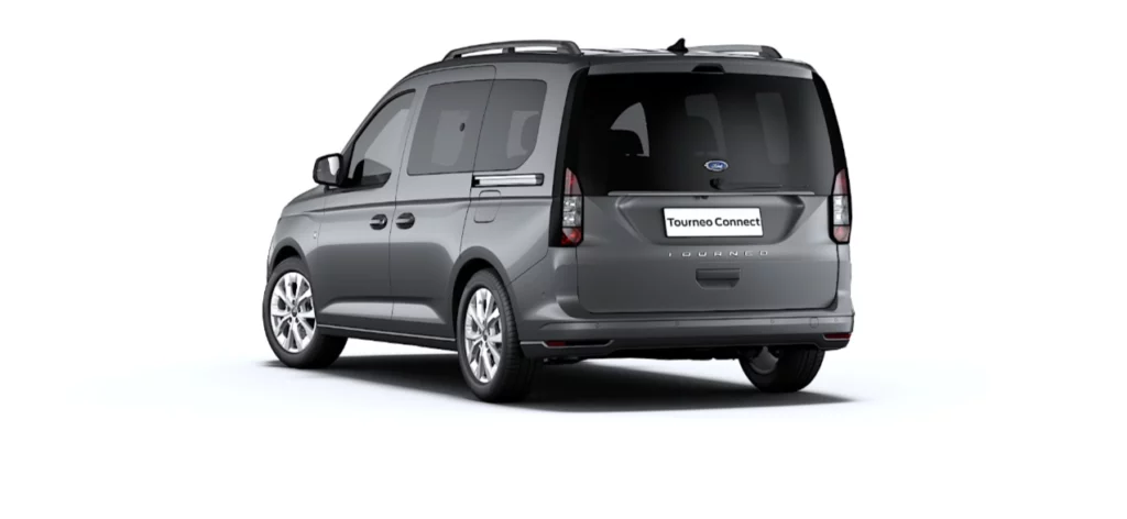 VBM : FORD Tourneo Connect TPMR gris graphite finition Titanium vue arrière gauche