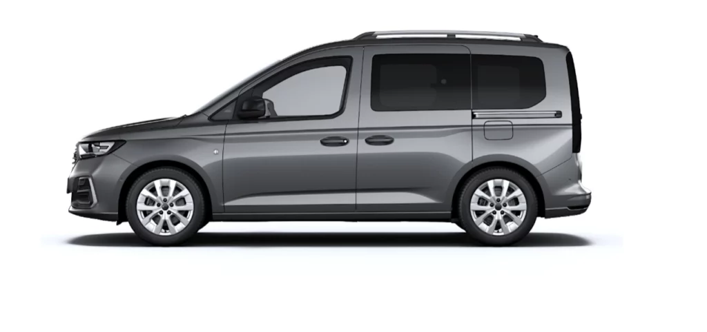 VBM : FORD Tourneo Connect TPMR gris graphite finition Titanium vue côté gauche