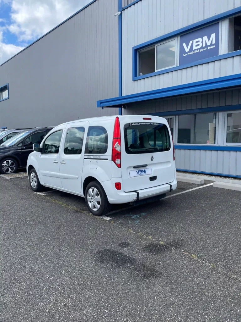 VBM : RENAULT Kangoo TPMR 3 + 1 blanc 2011 Pepite arrière gauche