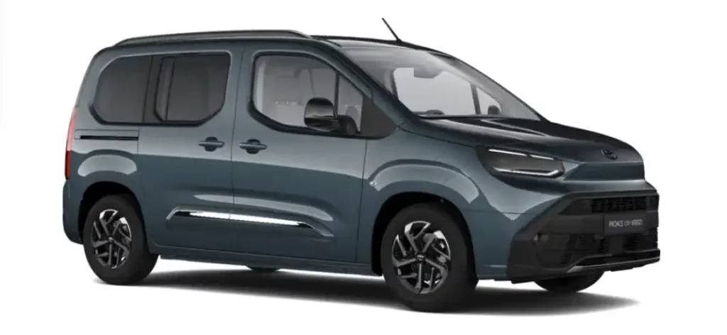 TOYOTA PROACE CITY VERSO TPMR 2024 bleu 3/4 avant droit