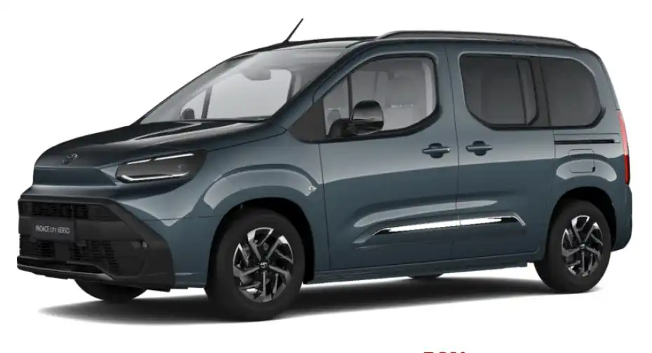 TOYOTA PROACE CITY VERSO TPMR 2024 bleu 3/4 avant gauche