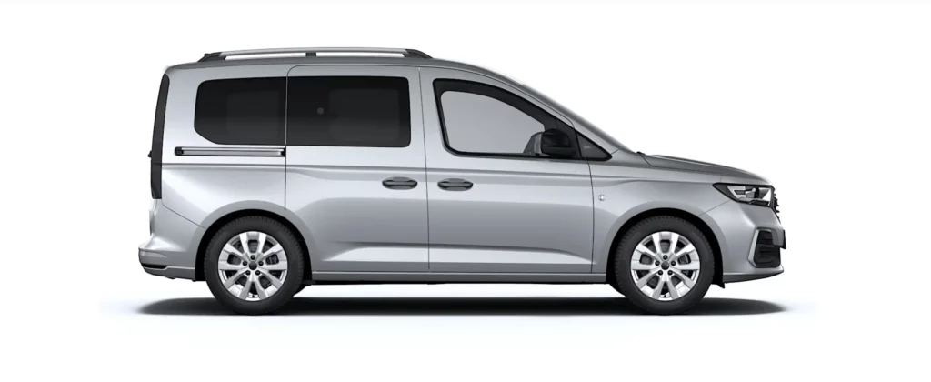 VBM : FORD Tourneo Connect TPMR gris argent finition Titanium vue côté droit