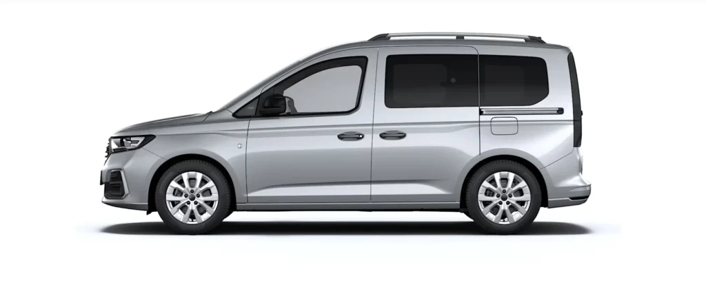 VBM : FORD Tourneo Connect TPMR gris argent finition Titanium vue coté gauche