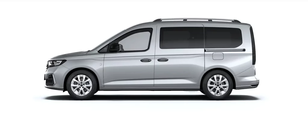 VBM : FORD Tourneo Grand Connect TPMR gris argent finition Titanium vue côté gauche