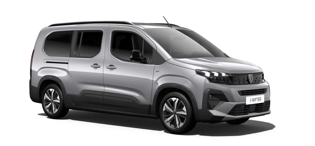 Peugeot Rifter TPMR 2024 couleur gris vue avant droit