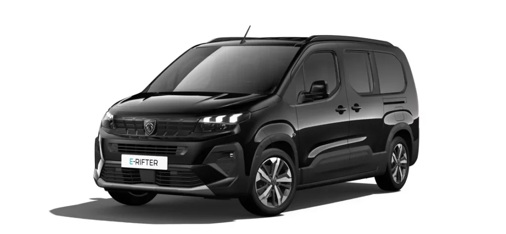 VBM : Peugeot Rifter TPMR 2024 couleur noir vue avant gauche