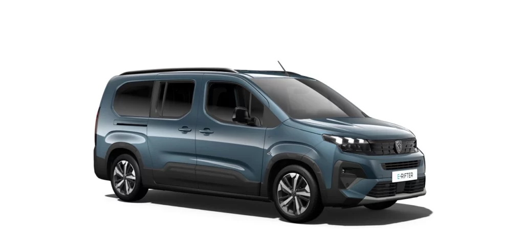 VBM : Peugeot Rifter TPMR 2024 couleur bleu vue avant droit