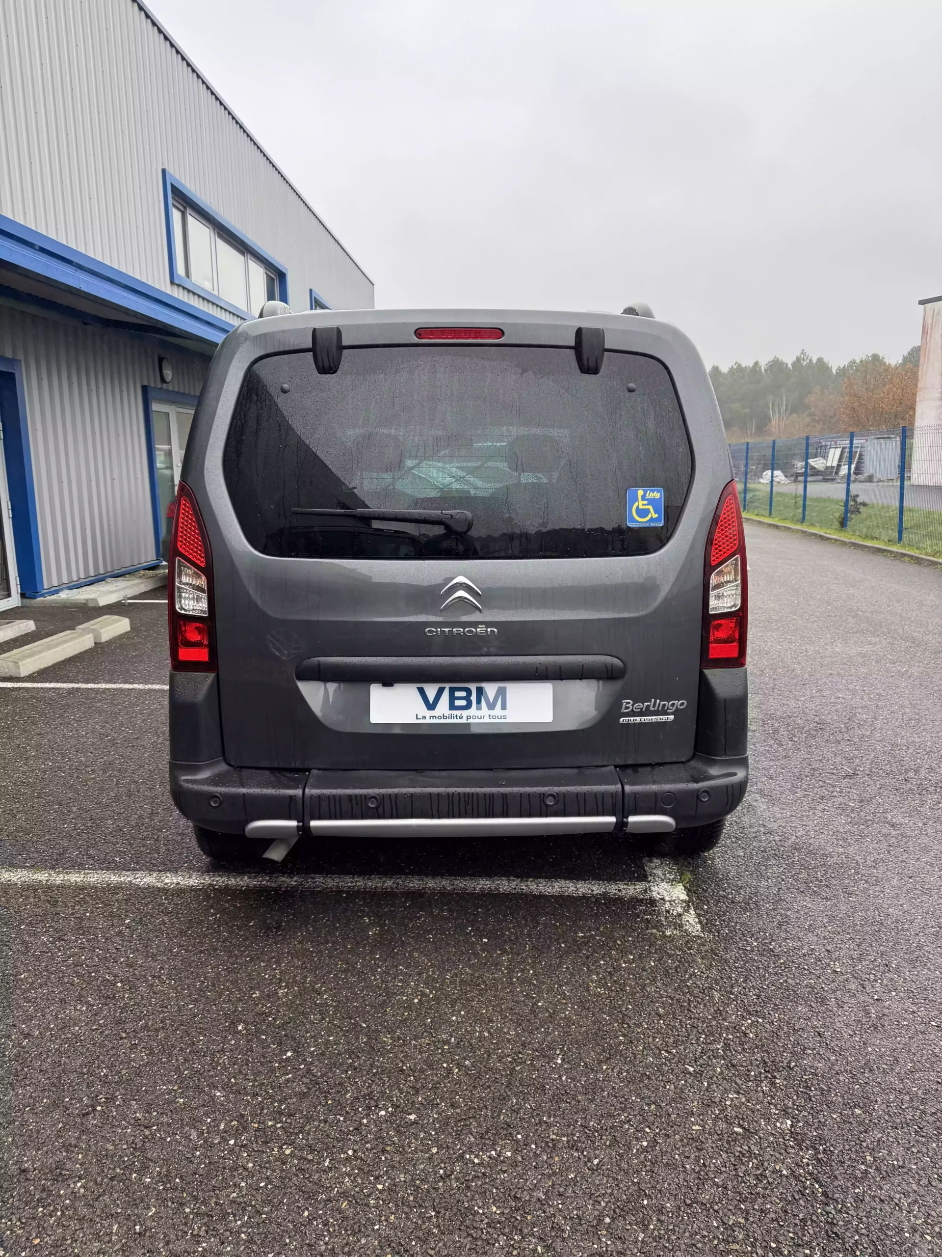 Citroen berlingo tpmr gris arrière